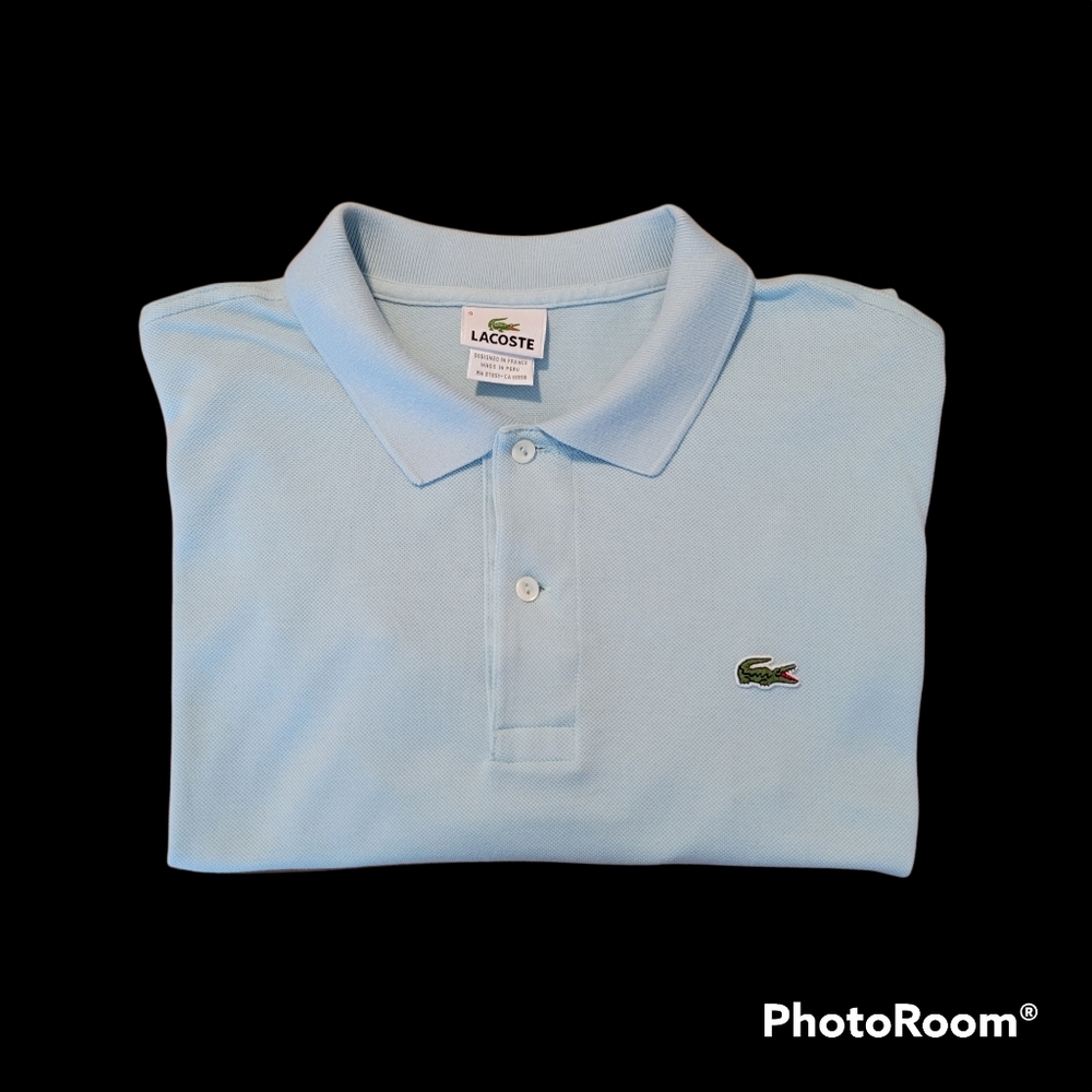 LACOSTE men's 2 button polo